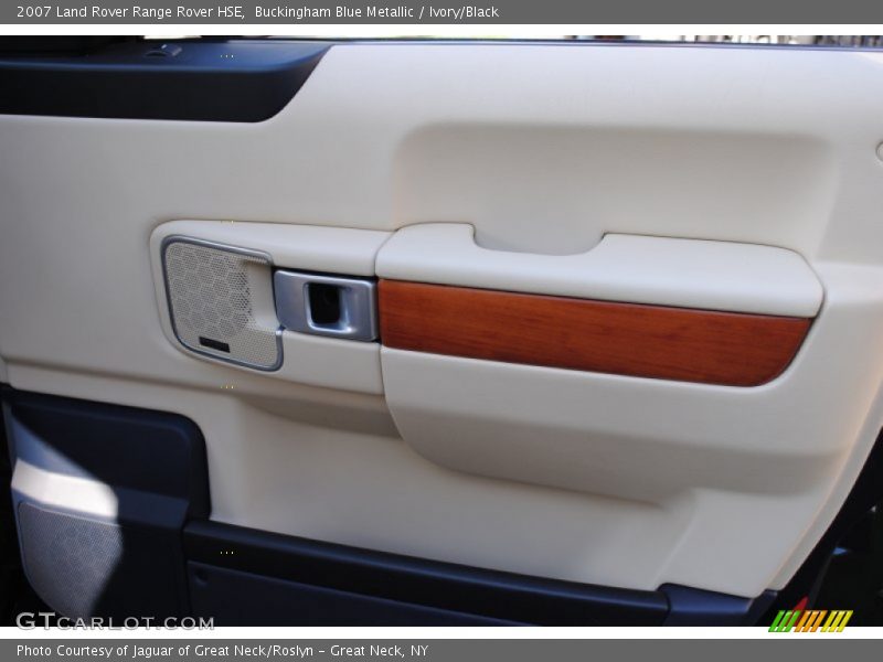 Buckingham Blue Metallic / Ivory/Black 2007 Land Rover Range Rover HSE