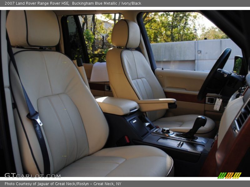 Buckingham Blue Metallic / Ivory/Black 2007 Land Rover Range Rover HSE