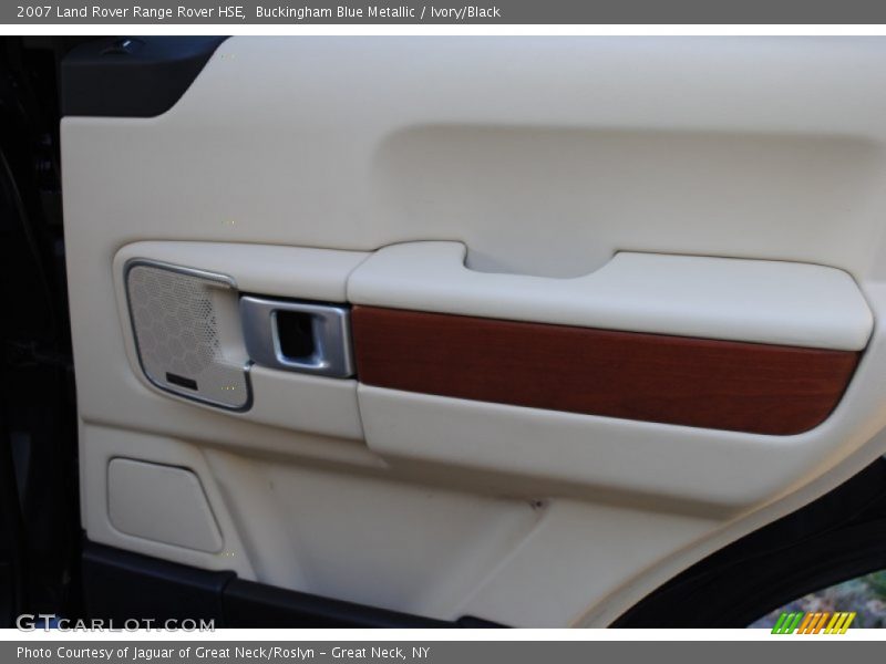 Buckingham Blue Metallic / Ivory/Black 2007 Land Rover Range Rover HSE