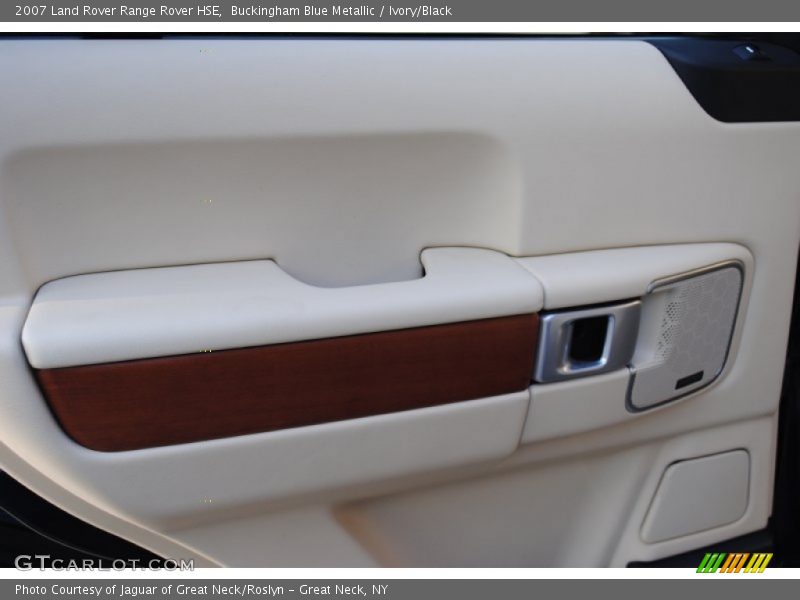 Buckingham Blue Metallic / Ivory/Black 2007 Land Rover Range Rover HSE