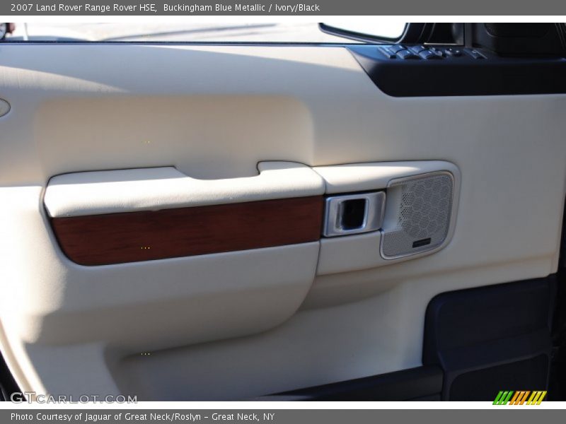 Buckingham Blue Metallic / Ivory/Black 2007 Land Rover Range Rover HSE