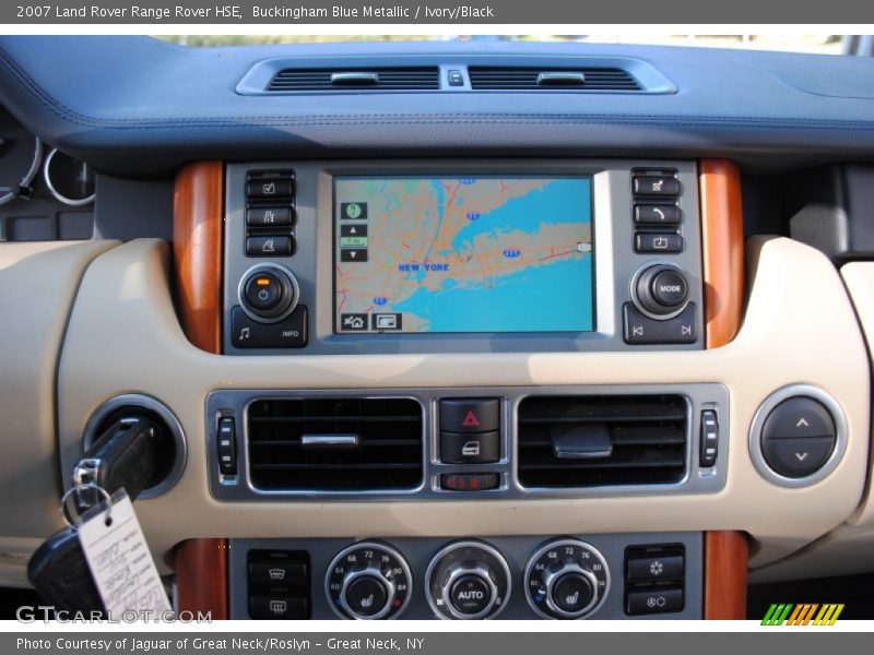 Buckingham Blue Metallic / Ivory/Black 2007 Land Rover Range Rover HSE