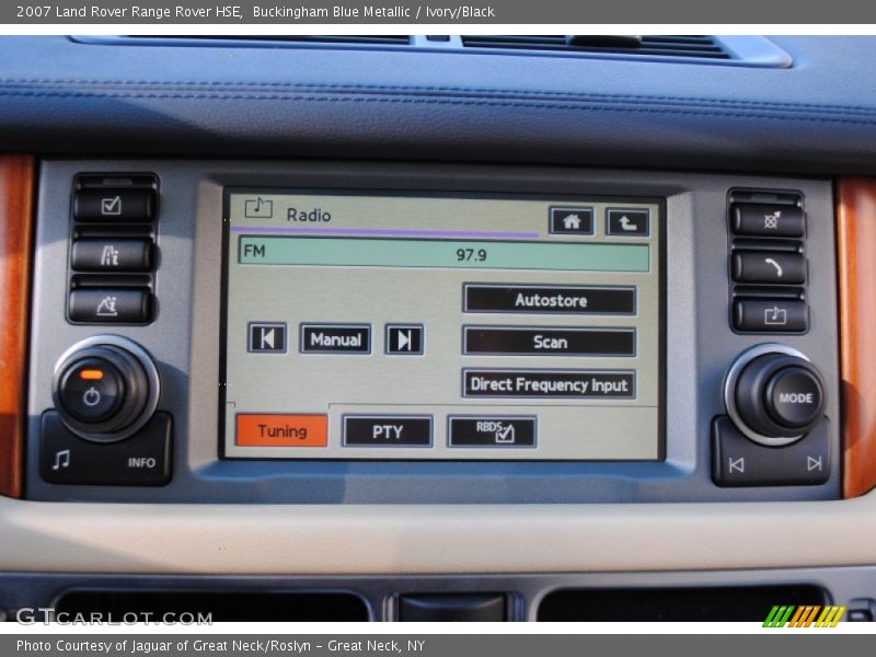 Buckingham Blue Metallic / Ivory/Black 2007 Land Rover Range Rover HSE