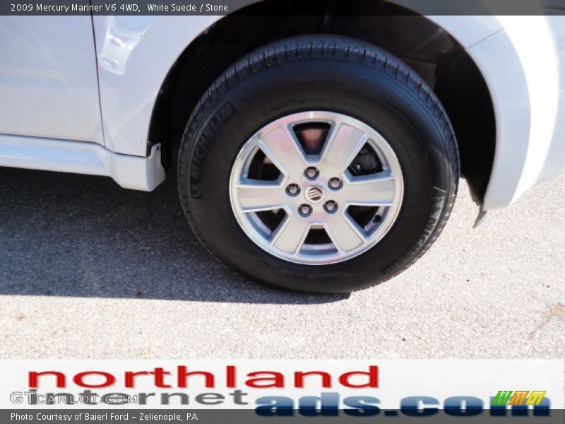 White Suede / Stone 2009 Mercury Mariner V6 4WD