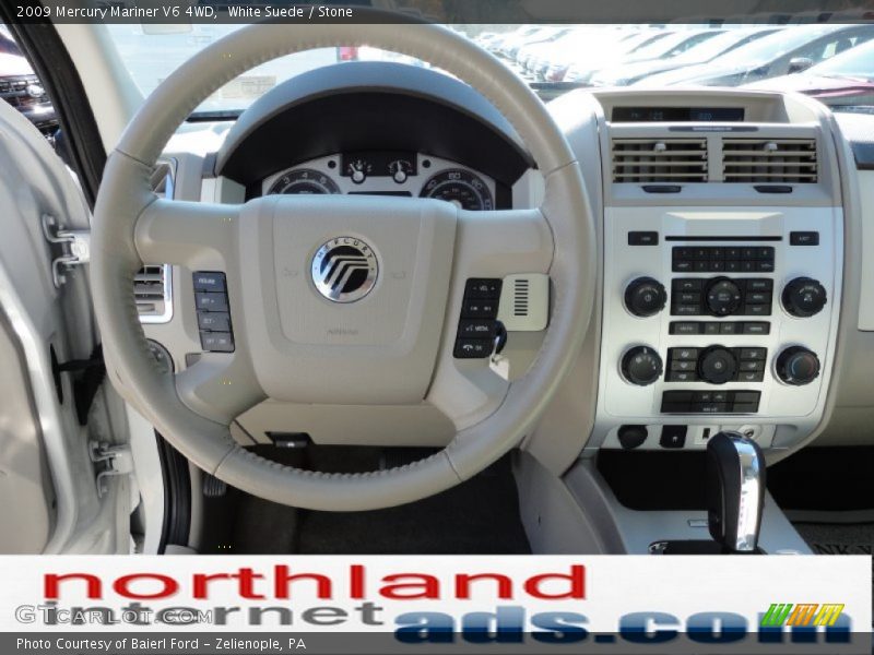 White Suede / Stone 2009 Mercury Mariner V6 4WD