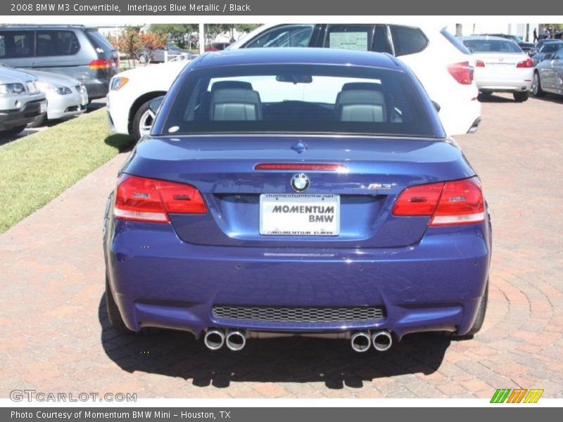 Interlagos Blue Metallic / Black 2008 BMW M3 Convertible