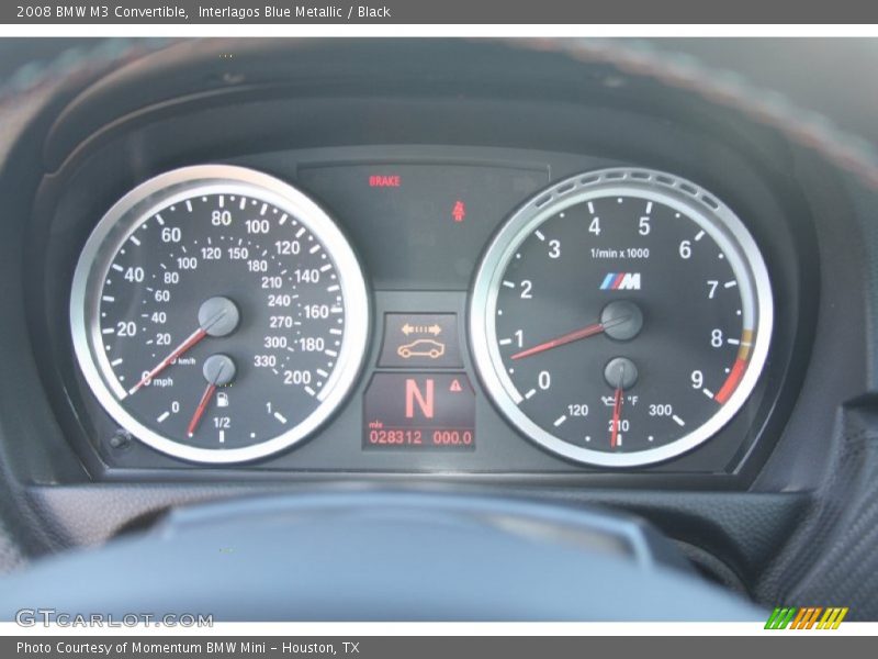  2008 M3 Convertible Convertible Gauges