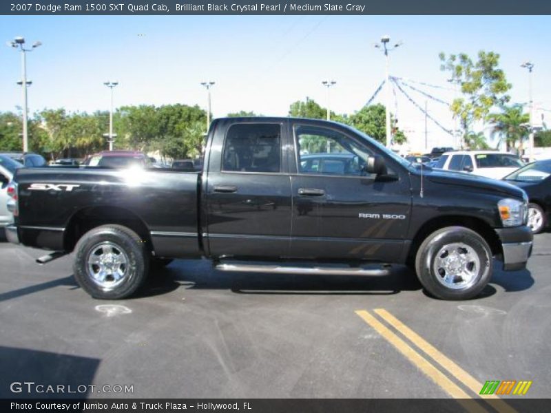  2007 Ram 1500 SXT Quad Cab Brilliant Black Crystal Pearl