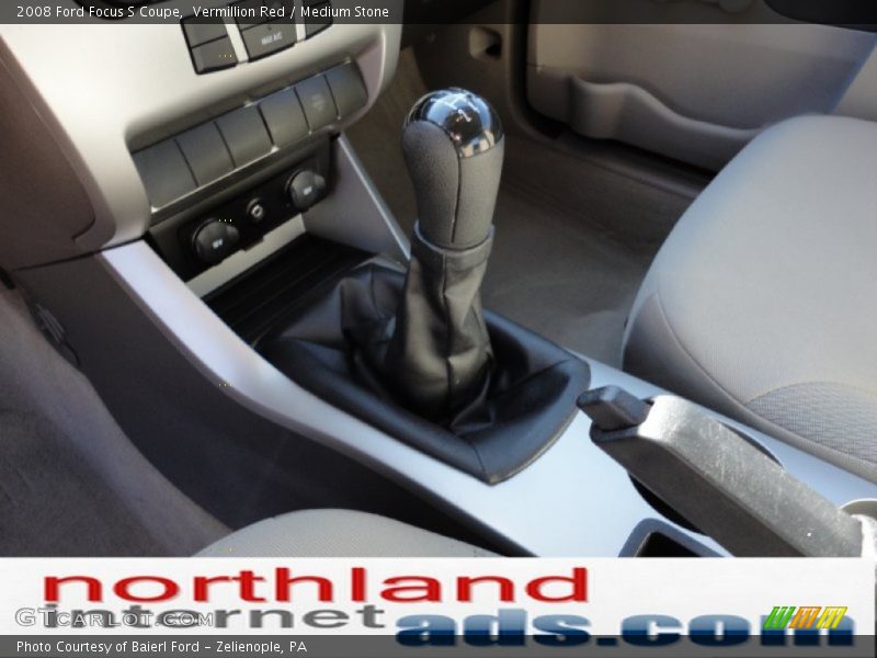 Vermillion Red / Medium Stone 2008 Ford Focus S Coupe