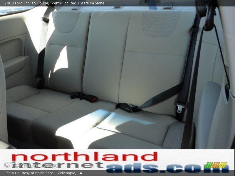 Vermillion Red / Medium Stone 2008 Ford Focus S Coupe