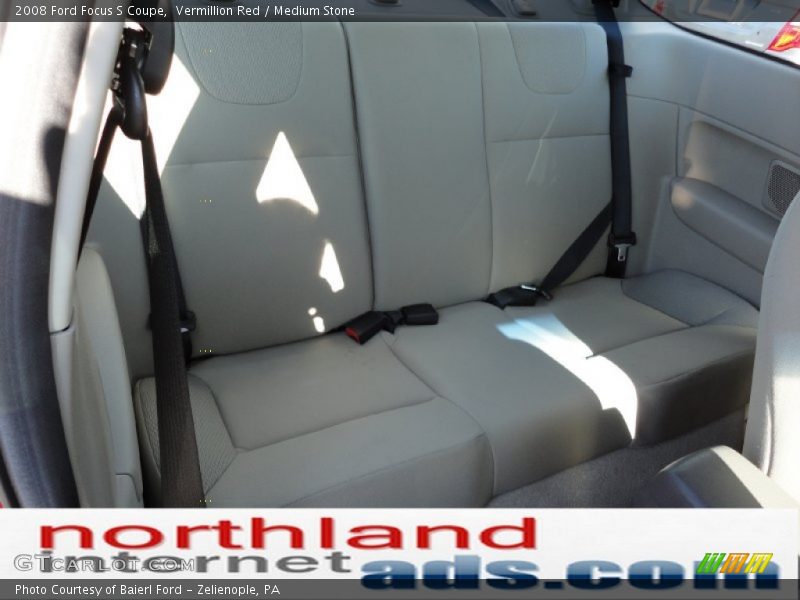 Vermillion Red / Medium Stone 2008 Ford Focus S Coupe