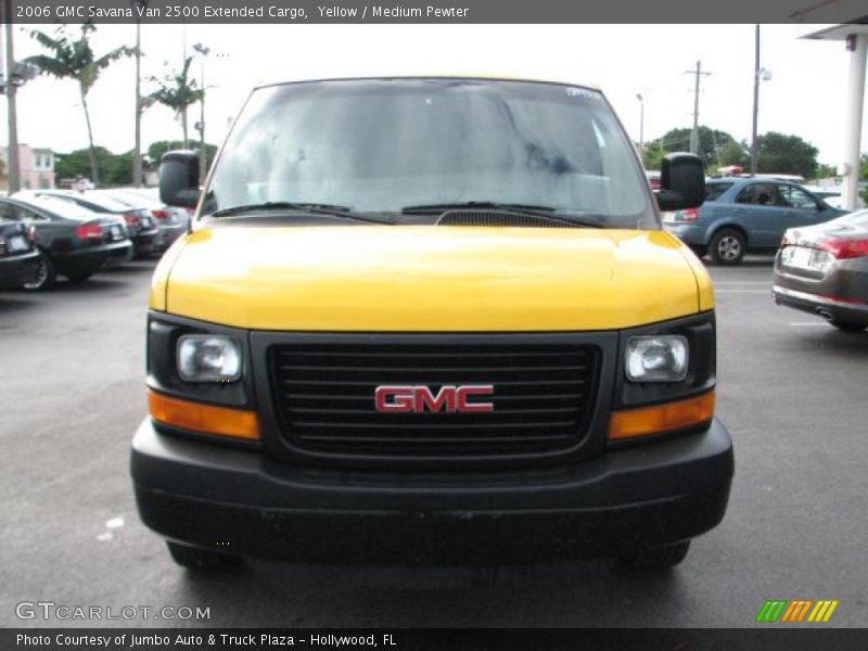 Yellow / Medium Pewter 2006 GMC Savana Van 2500 Extended Cargo