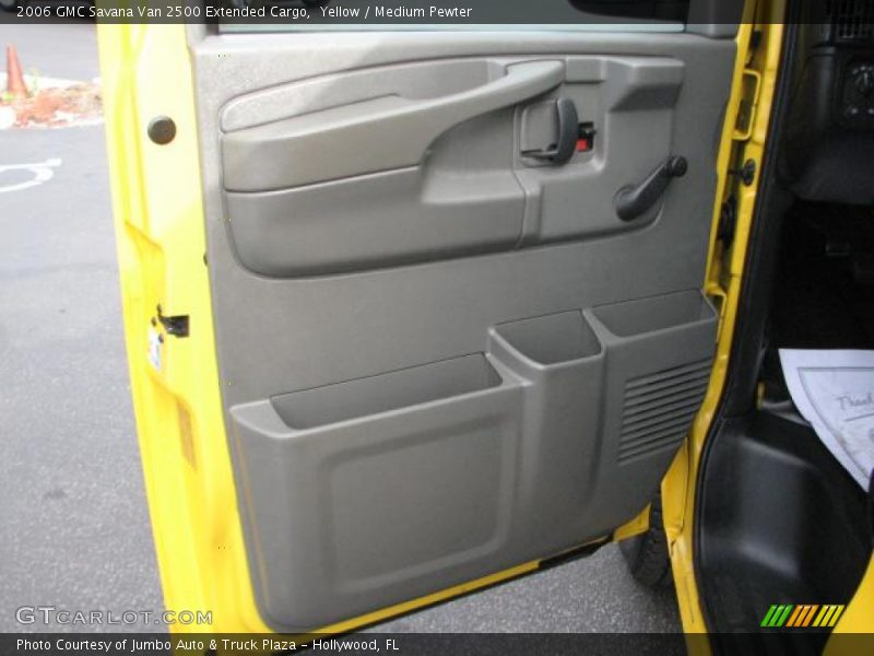 Yellow / Medium Pewter 2006 GMC Savana Van 2500 Extended Cargo