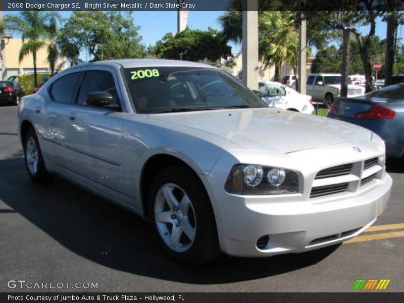 Bright Silver Metallic / Dark Slate Gray 2008 Dodge Charger SE