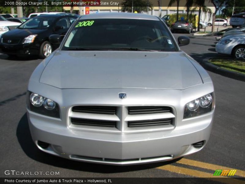 Bright Silver Metallic / Dark Slate Gray 2008 Dodge Charger SE