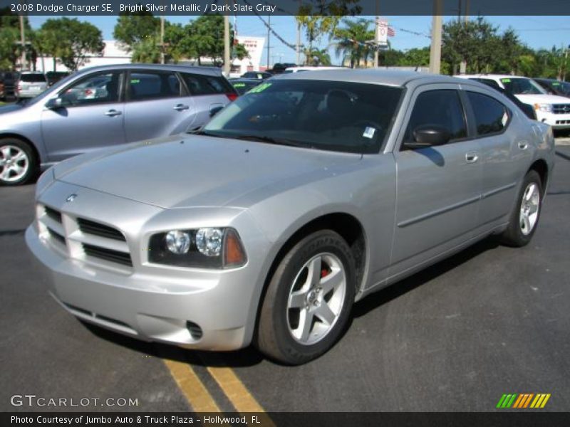 Bright Silver Metallic / Dark Slate Gray 2008 Dodge Charger SE