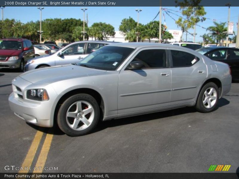 Bright Silver Metallic / Dark Slate Gray 2008 Dodge Charger SE