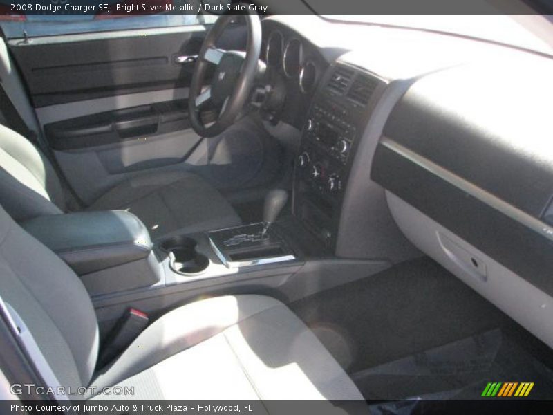 Bright Silver Metallic / Dark Slate Gray 2008 Dodge Charger SE