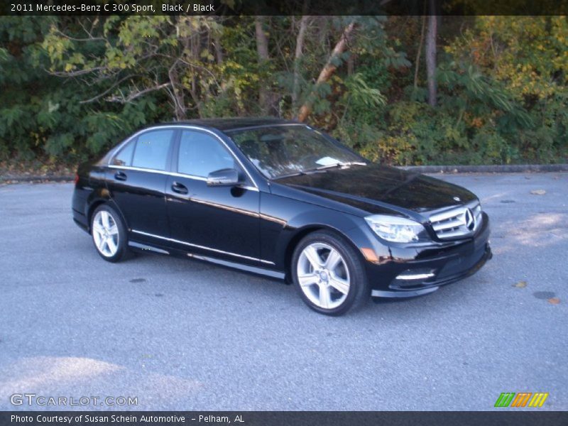 Black / Black 2011 Mercedes-Benz C 300 Sport