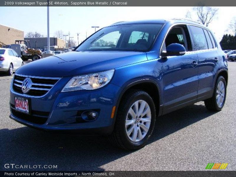 Sapphire Blue Metallic / Charcoal 2009 Volkswagen Tiguan SE 4Motion