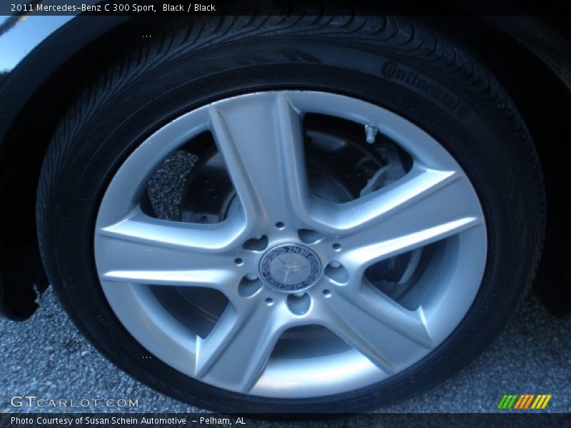 Black / Black 2011 Mercedes-Benz C 300 Sport