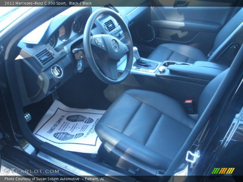 Black / Black 2011 Mercedes-Benz C 300 Sport