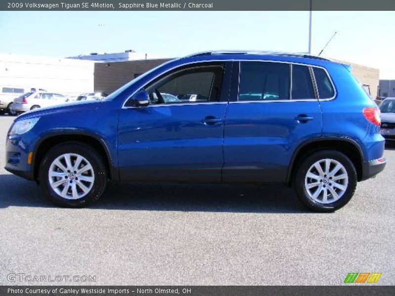 Sapphire Blue Metallic / Charcoal 2009 Volkswagen Tiguan SE 4Motion