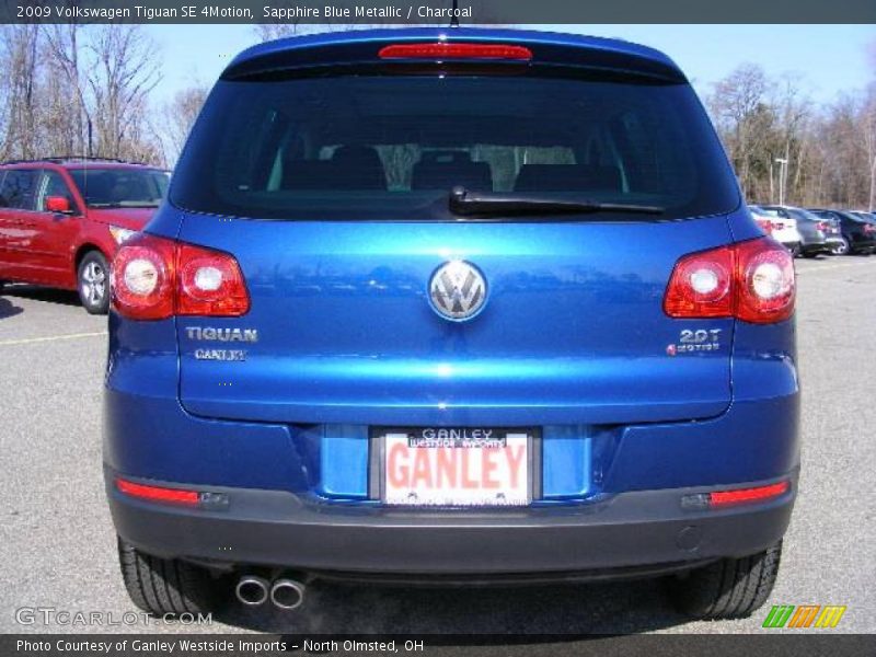 Sapphire Blue Metallic / Charcoal 2009 Volkswagen Tiguan SE 4Motion