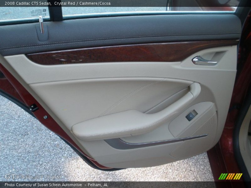 Crystal Red / Cashmere/Cocoa 2008 Cadillac CTS Sedan