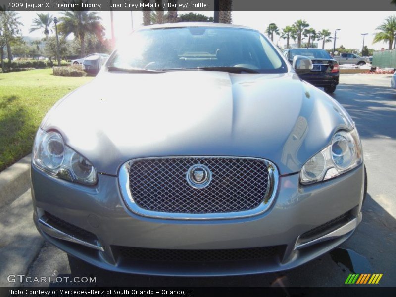 Lunar Grey Metallic / Barley/Truffle 2009 Jaguar XF Premium Luxury