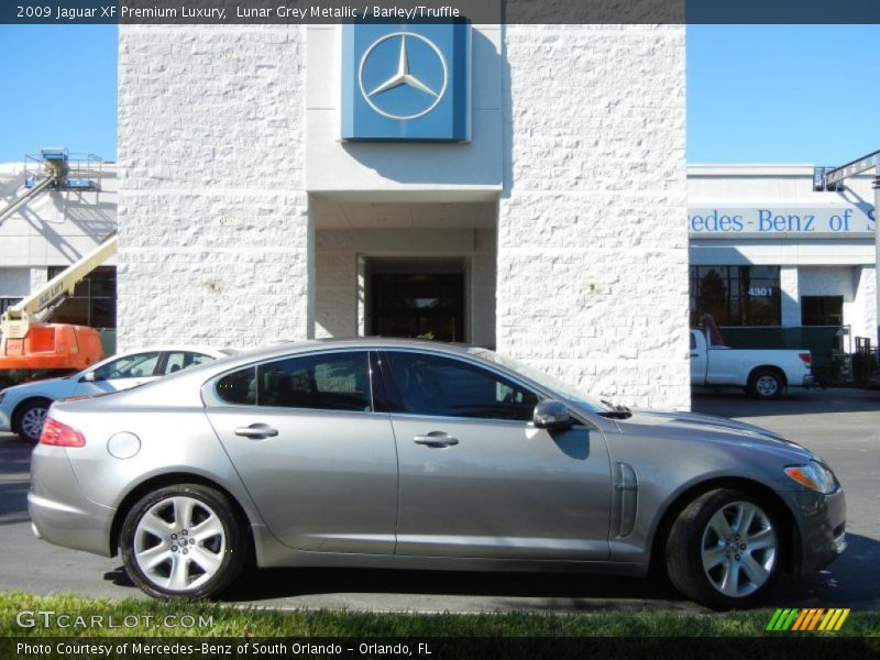 Lunar Grey Metallic / Barley/Truffle 2009 Jaguar XF Premium Luxury