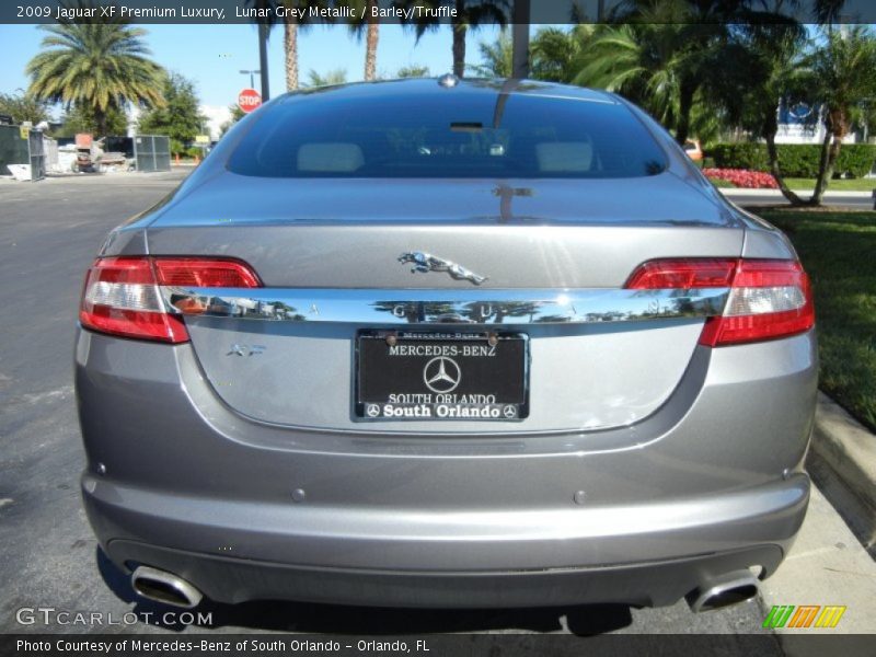 Lunar Grey Metallic / Barley/Truffle 2009 Jaguar XF Premium Luxury