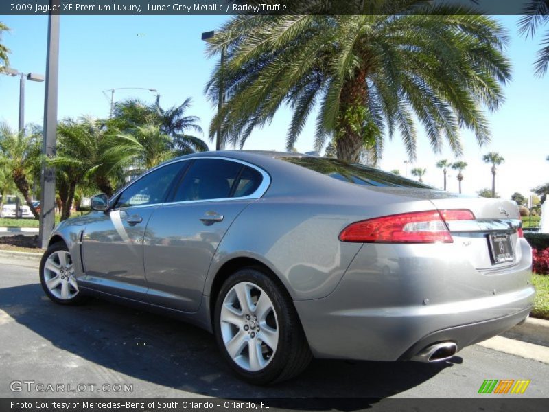 Lunar Grey Metallic / Barley/Truffle 2009 Jaguar XF Premium Luxury