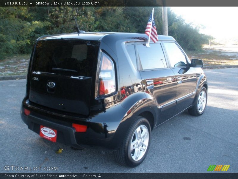 Shadow Black / Black Soul Logo Cloth 2010 Kia Soul +