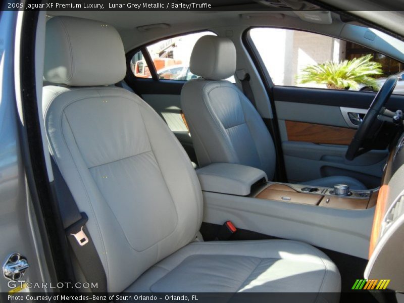Lunar Grey Metallic / Barley/Truffle 2009 Jaguar XF Premium Luxury