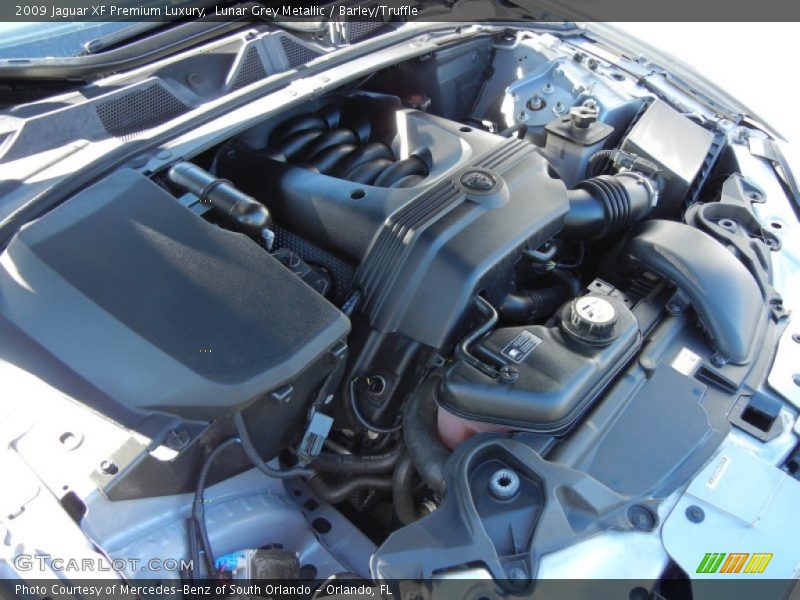 Lunar Grey Metallic / Barley/Truffle 2009 Jaguar XF Premium Luxury