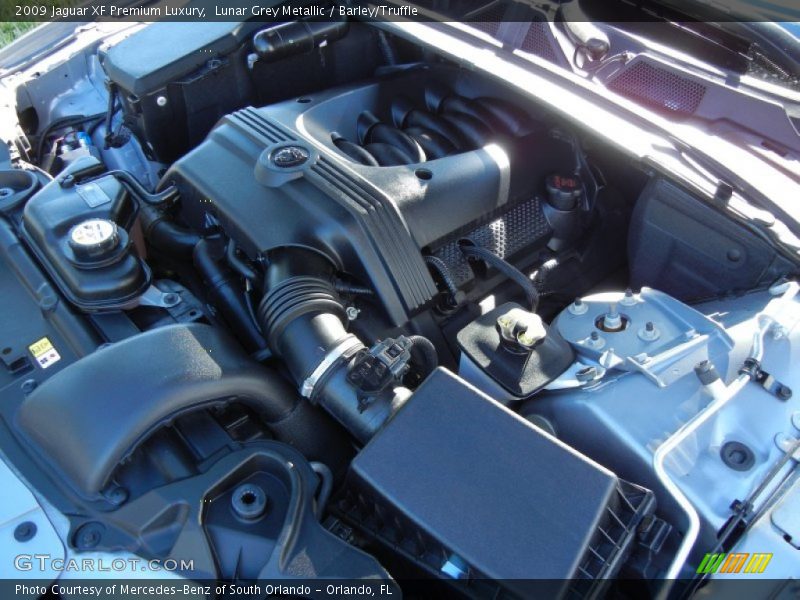Lunar Grey Metallic / Barley/Truffle 2009 Jaguar XF Premium Luxury