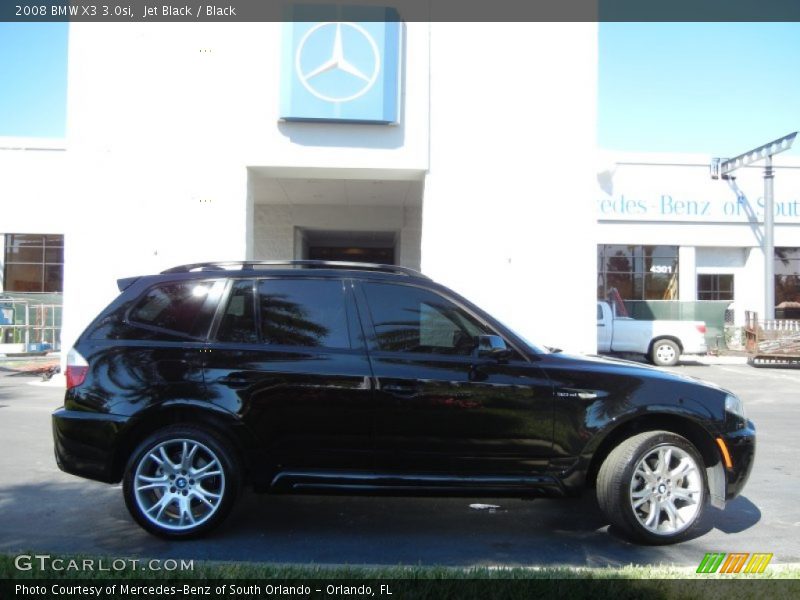 Jet Black / Black 2008 BMW X3 3.0si