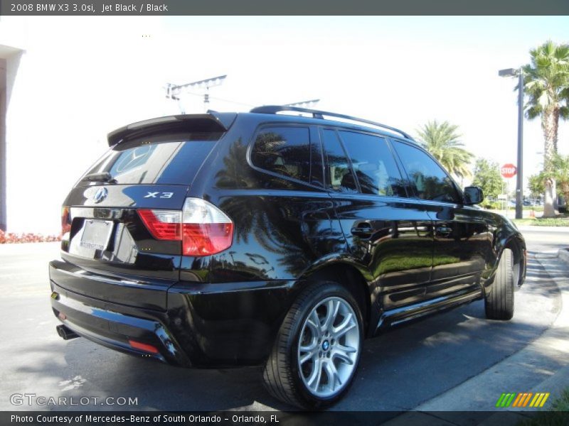Jet Black / Black 2008 BMW X3 3.0si