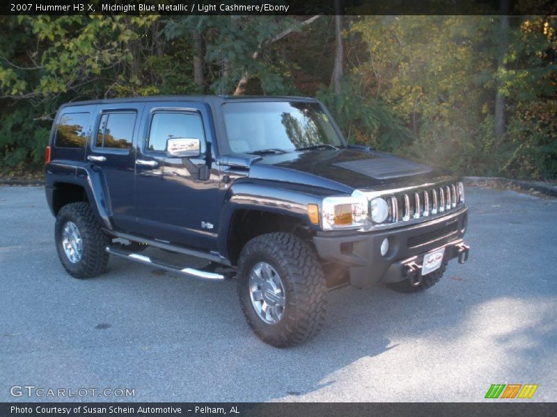 Midnight Blue Metallic / Light Cashmere/Ebony 2007 Hummer H3 X