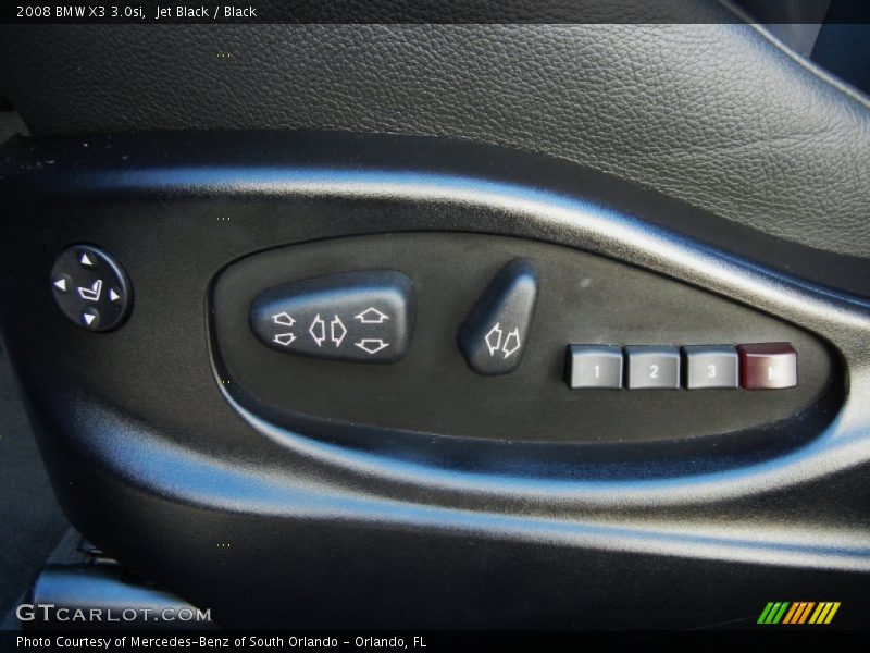 Jet Black / Black 2008 BMW X3 3.0si
