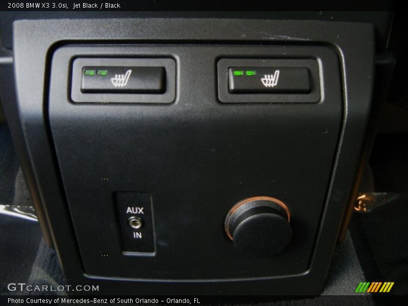 Jet Black / Black 2008 BMW X3 3.0si
