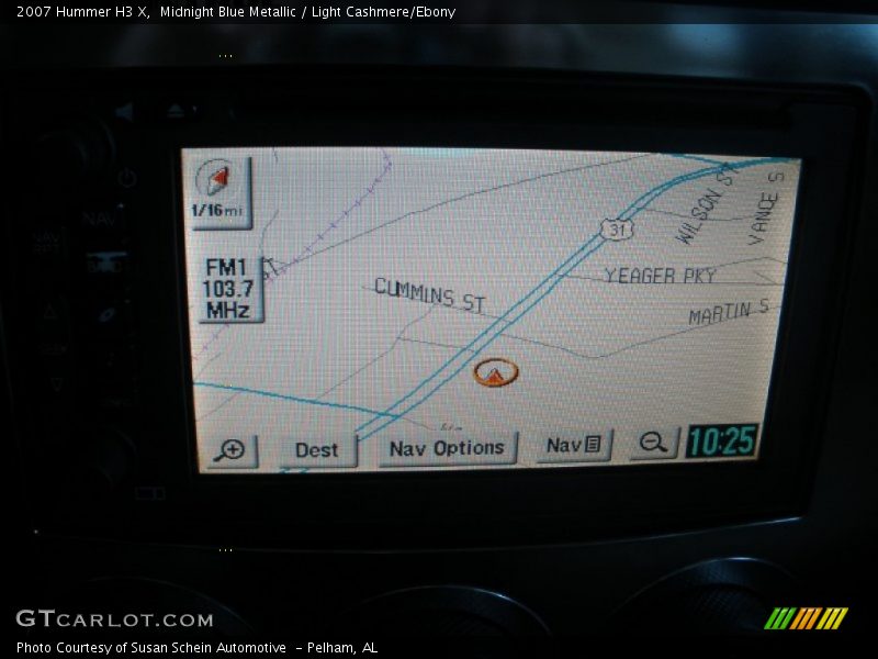 Midnight Blue Metallic / Light Cashmere/Ebony 2007 Hummer H3 X