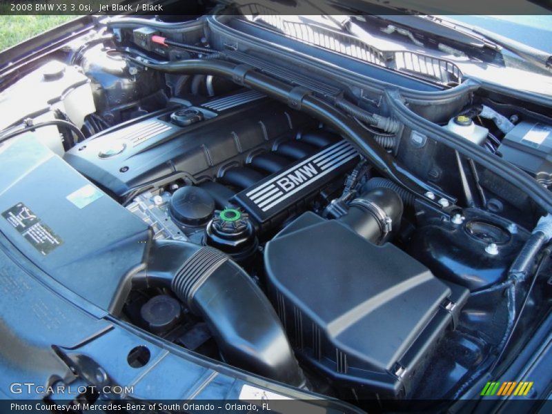Jet Black / Black 2008 BMW X3 3.0si