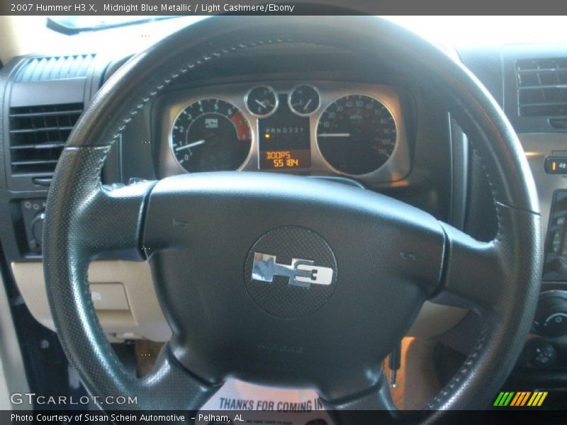 Midnight Blue Metallic / Light Cashmere/Ebony 2007 Hummer H3 X