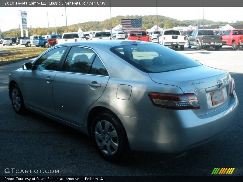 Classic Silver Metallic / Ash Gray 2010 Toyota Camry LE