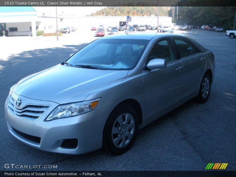 Classic Silver Metallic / Ash Gray 2010 Toyota Camry LE