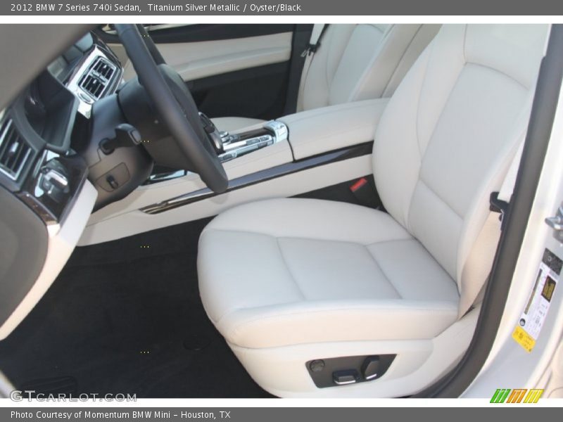  2012 7 Series 740i Sedan Oyster/Black Interior