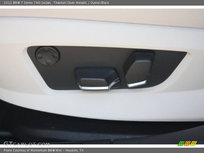 Titanium Silver Metallic / Oyster/Black 2012 BMW 7 Series 740i Sedan