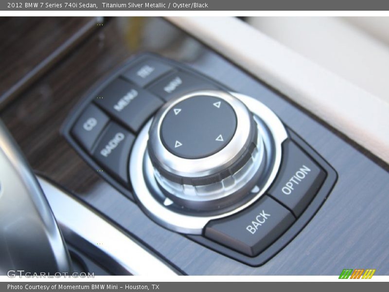 Titanium Silver Metallic / Oyster/Black 2012 BMW 7 Series 740i Sedan
